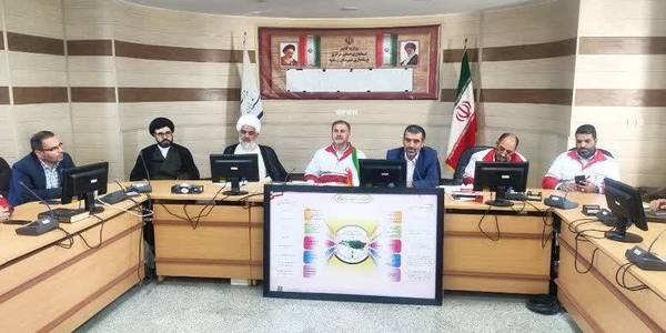 جلسه بررسی مشکلات جمعیت هلال احمر شهرستان