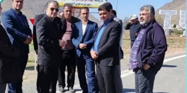 بازدید میدانی نماینده مردم شریف شهرستان از ورودی شهر توره