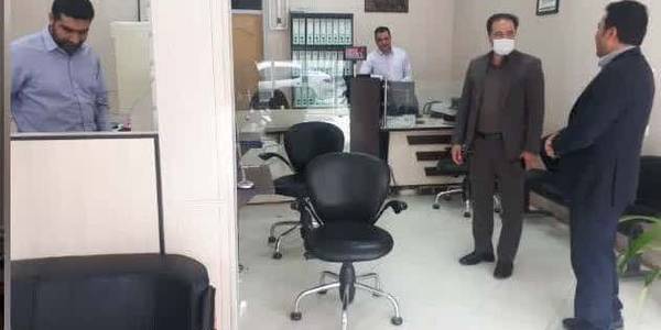 "بازدید فرماندار شهرستان خنداب از ادارات"