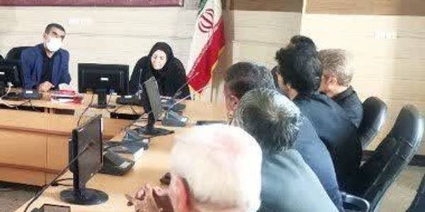 جلسه بررسی و رفع مشکلات قشلاقات نظرلو در بخش زاویه