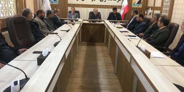 جلسه تودیع ومعارفه معاونت برنامه ریزی وتوسعه فرمانداری شهرستان اراک