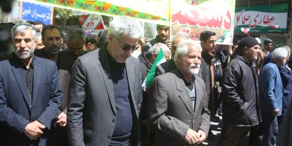 راهپیمایی روز جهانی قدس در خمین برگزار شد.