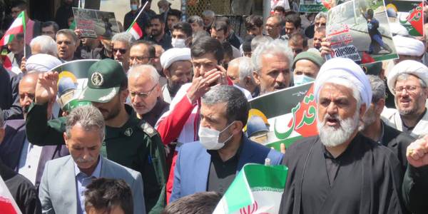 گزارش تصویری شماره1  راهپیمایی روز قدس مامونیه