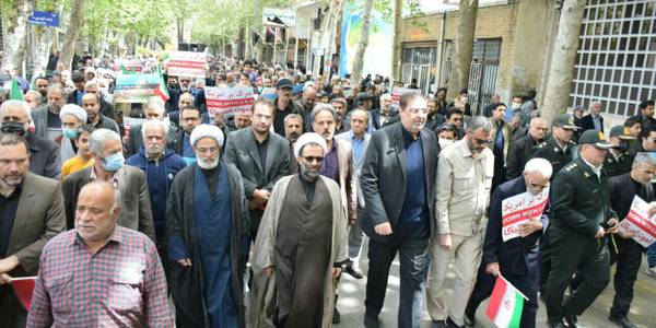 راهپیمایی روز قدس شهرستان محلات