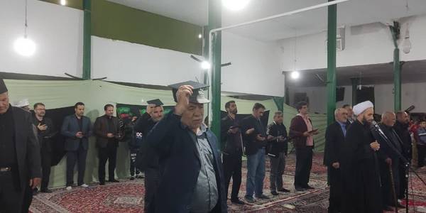 حضور فرماندارخنداب در مراسمات شب احیاء