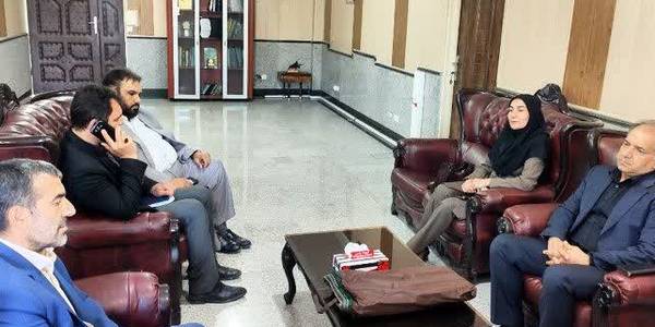 دیدار مدیرکل میراث فرهنگی ، گردشگری و صنایع دستی استان مرکزی با فرماندار