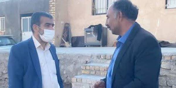 بازدید فرماندار شهرستان زرندیه از روستای راحت لو بخش زاویه