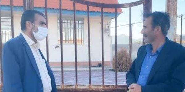 بازدید فرماندار از روستای آغذیگنگ بخش زاویه