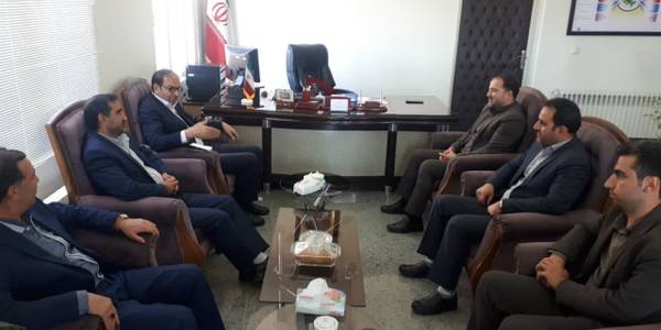 دیدار مدیرکل بنیاد شهید وامور ایثارگران استان مرکزی با فرماندار شهرستان خنداب