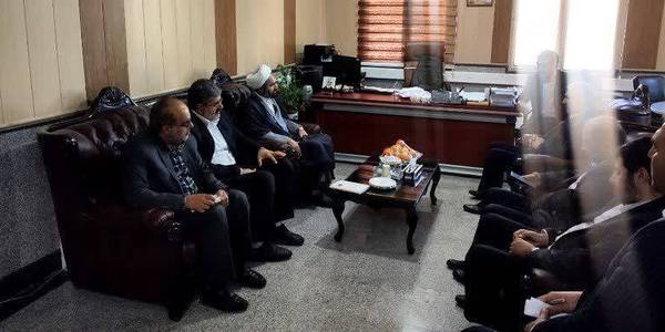 دیدار رئیس هیئت نظارت بر انتخابات با فرماندار