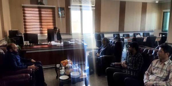 دیدار رئیس آموزش و پرورش با فرماندار در هفته معلم