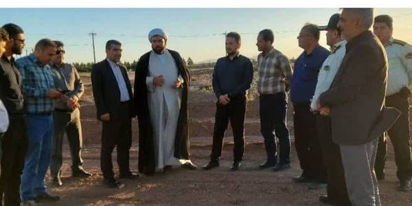 بازدید فرماندار از مسیردسترسی مسکن مهر شهر پرندک