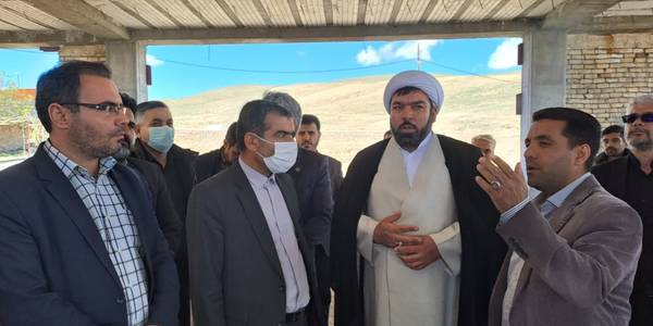 بازدید مسئولین از روستای ازبیزان