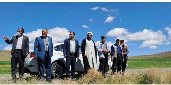 بازرسی میدانی از محل قنات روستای ازبیزان