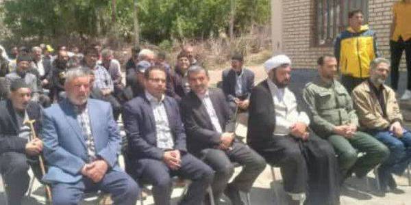 بازدید فرماندار از روستای گرگباغی