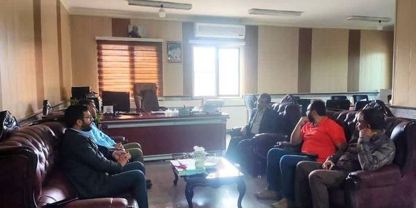 دیدار اعضا و مسئول قرارگاه جهادی محبین اهل البیت علیهم السلام با فرماندار