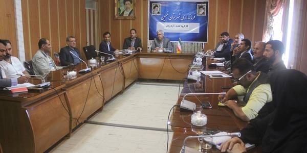 دومین جلسه کارگروه گندم ، آرد ونان شهرستان خمین در سال 1402 برگزار شد