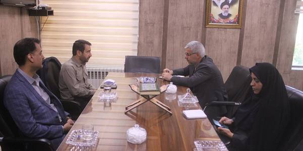 نشست مدیر کل فرهنگ و ارشاد اسلامی استان با فرماندار شهرستان خمین برگزار شد