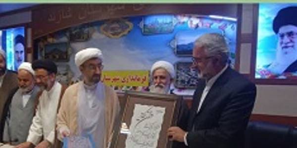 برگزاری مراسم تکریم امام جمعه سابق شهر توره