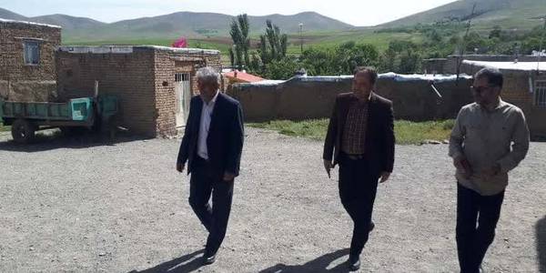 ""دهگردشی فرماندار خنداب در بخش مرکزی""