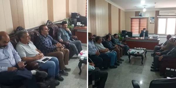 دیدار با اعضای شورا ، دهیار و اهالی روستای فیض آباد