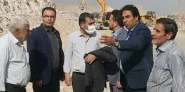 بازدید از جاده های بخش خرقان و برطرف شدن نقات کور جاده ای