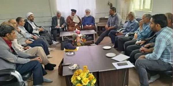 جلسه ستاد بازسازی عتبات عالیات شهرستان شازند برگزار شد .