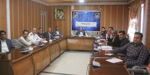 دومین جلسه شورای ترافیک شهرستان خمین در سال 1402 برگزار شد
