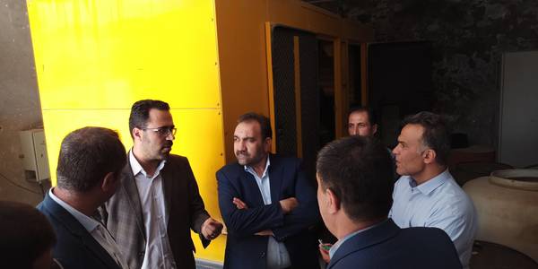 بازدید از مولد برق اضطراری استانداری