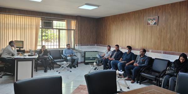 جلسه هماهنگی جهت اجرای پروژه آسفالت روستاهای بخش مرکزی