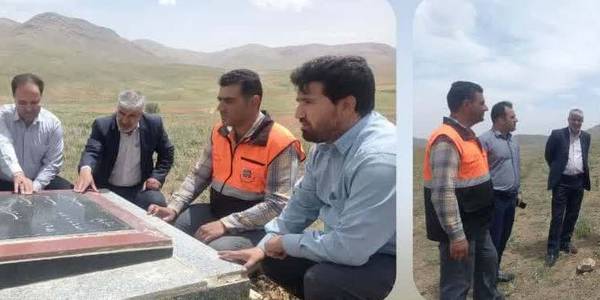 دهگردشی فرماندار خنداب در بخش قره چای