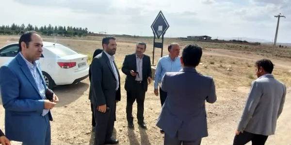 بازدید فرماندار از پروژه های عمرانی شهر پرندک