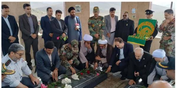 استقبال فرماندارخنداب از خادمین حرم رضوی