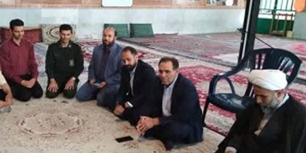 حضور سرپرست فرمانداری شهرستان شازند در شهر شهباز