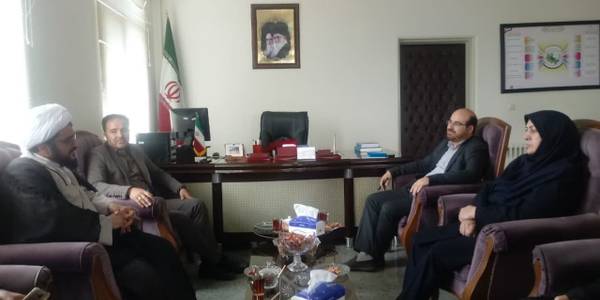 دیدار مدیرکل کانون پرورش فکری کودکان و نوجوانان استان مرکزی با فرماندار شهرستان خنداب