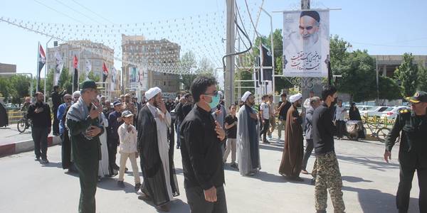 آئین سوگواری معمار کبیر انقلاب در خمین برگزار شد