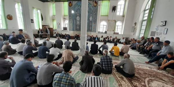 حضور مسئولین در روستای آقچه‌قلعه