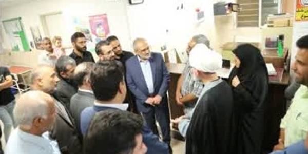 بازدید از مرکز جامع سلامت شهری شهدای شهر پرندک