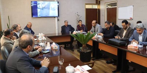 جلسه بررسی مشکلات پروژه ملی بیمارستان ولی عصر(عج) .