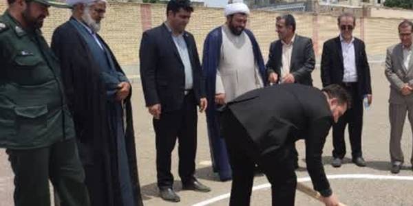 آئین کلنگ زنی توسعه فضای آموزشی ( ۴ کلاس درس ) به هنرستان ابوریحان بیرونی