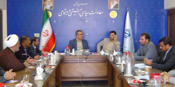 جلسه کمیسیون مقابله با قاچاق سلاح و مهمات غیر مجاز استان در ساعت 8-30 صبح روز سه شنبه مورخ 23-2-1402 به ریاست آقای رحیمی تبار مدیر کل امنیتی و انتظامی برگزار گردید.