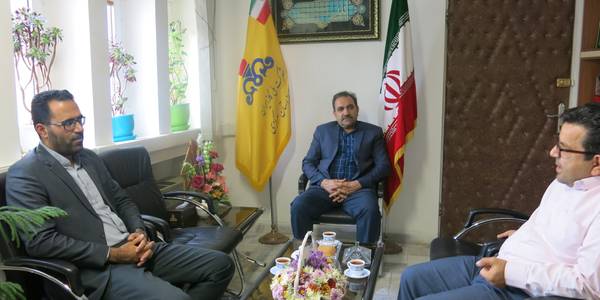 دیدار مدیرکل پدافند غیرعامل با سرپرست شرکت گاز استان.