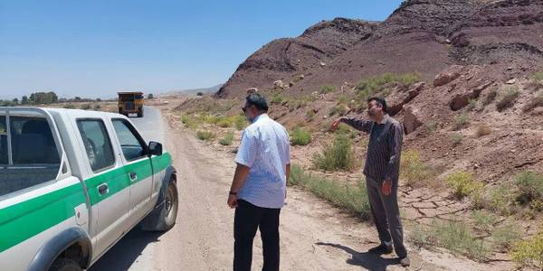 بررسی میدانی  روند اجرای عملیات مهار سیلاب در نقاط مختلف شهرستان