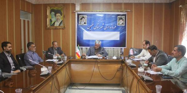 دومین جلسه شورای معاونین فرمانداری شهرستان خمین در سال 1402 برگزار شد