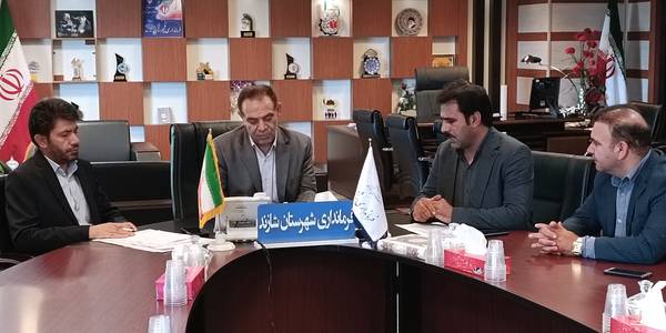 جلسه مدیریت مصرف برق شهرستان شازند .