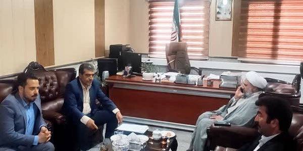 دیدار امام جمعه زاویه با فرماندار