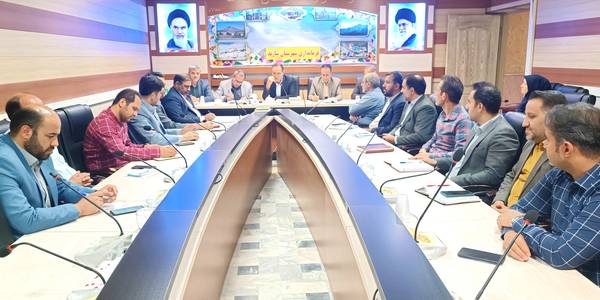 جلسه ستاد تنظیم بازار شهرستان شازند در محل سالن جلسات فرمانداری  برگزار شد .