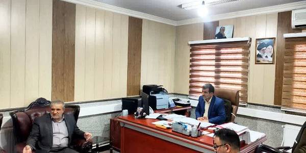 دیدار مدیرکل بنیاد مسکن انقلاب اسلامی استان مرکزی با فرماندار