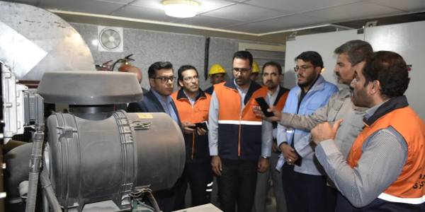 بازدید میدانی از مولد برق اضطراری بانک توسعه تعاون