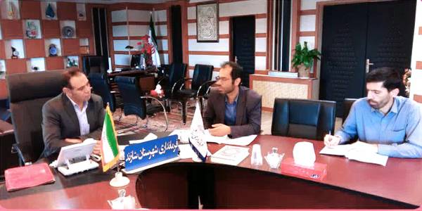 دیدار و نشست سرپرست فرمانداری با سرپرست مرکز فنی و حرفه ای شازند